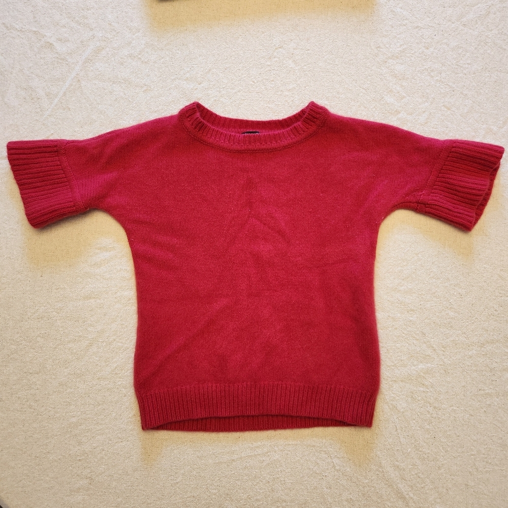 Talbots Vibrant Red Crew Neck Sweater